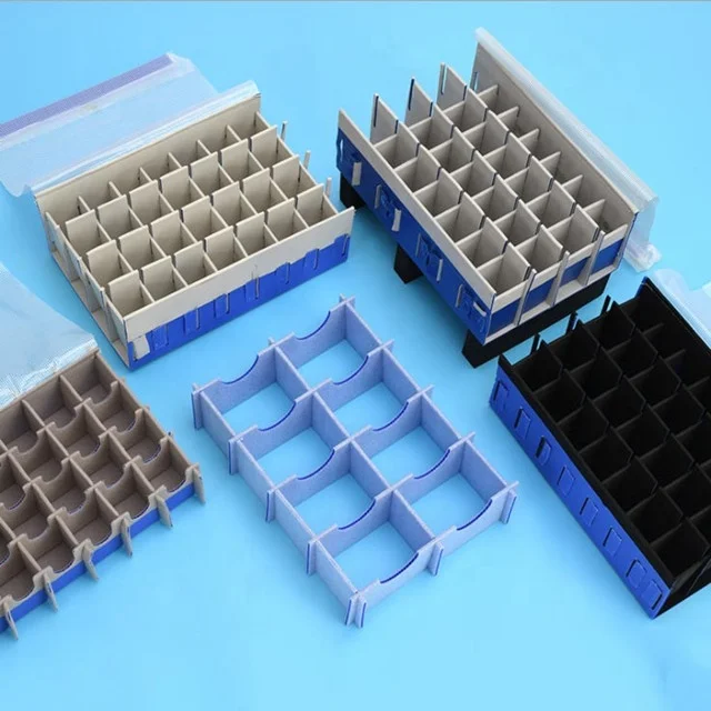 Customized Glassware Storage Boxes Corrugated Plastic Sheet Box Storage Boxes