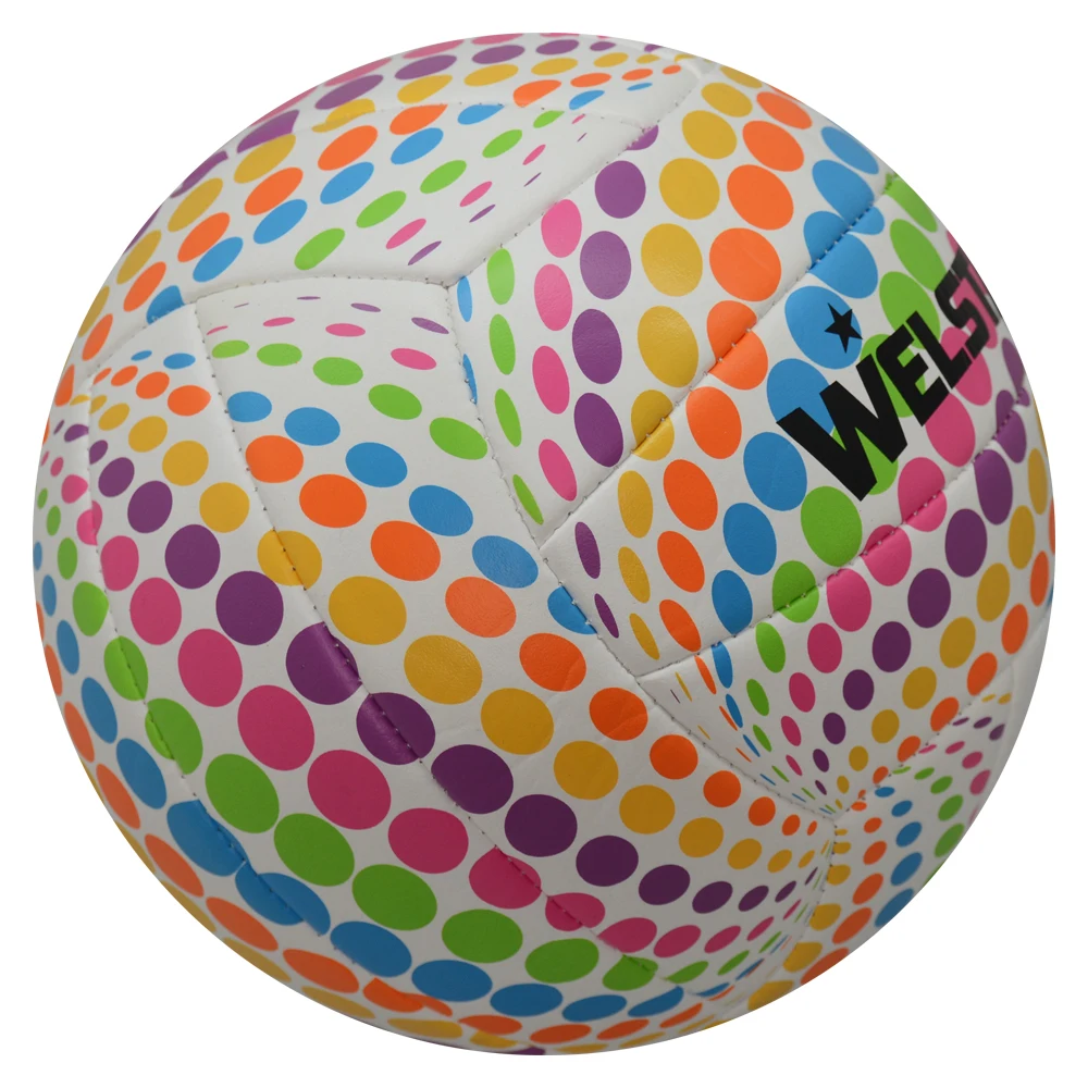 Leather Machine Volleyball Ball New Design Soft PVC Sewn Official Size 5 Colorful Children Tennis Girl Size 15 Rebolber 3 57