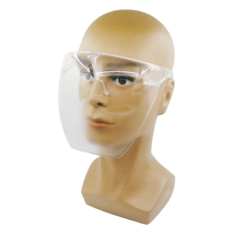 
Face shield with frosted front gace shield anti fog protector facial con lentes 