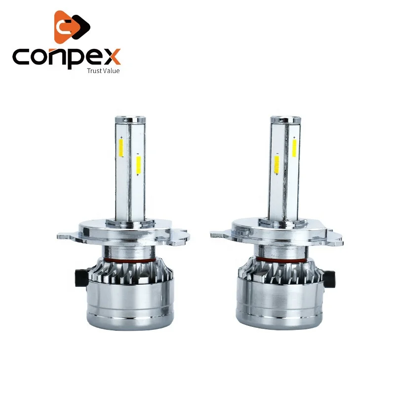 Conpex M4 H4 Car Headlight Flood 4side  CSP Chips Led Headlight Bulb Faro Led Canbus 12V Led Motorcycle Auto Headlamp