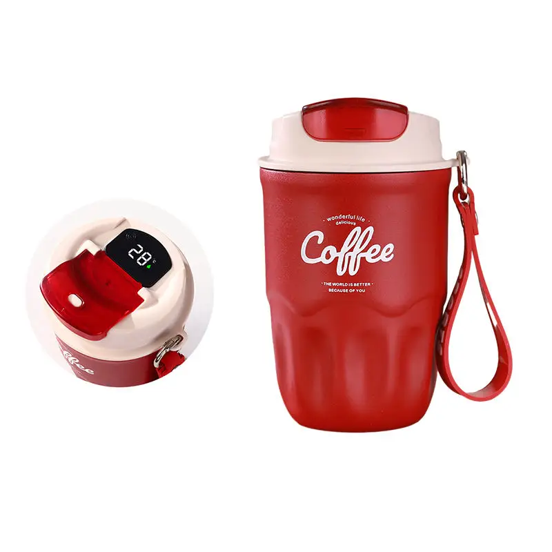 Wholesale 360Ml Dropshipping Small Stainless Steel Coffee Tumbler With Temperature Display