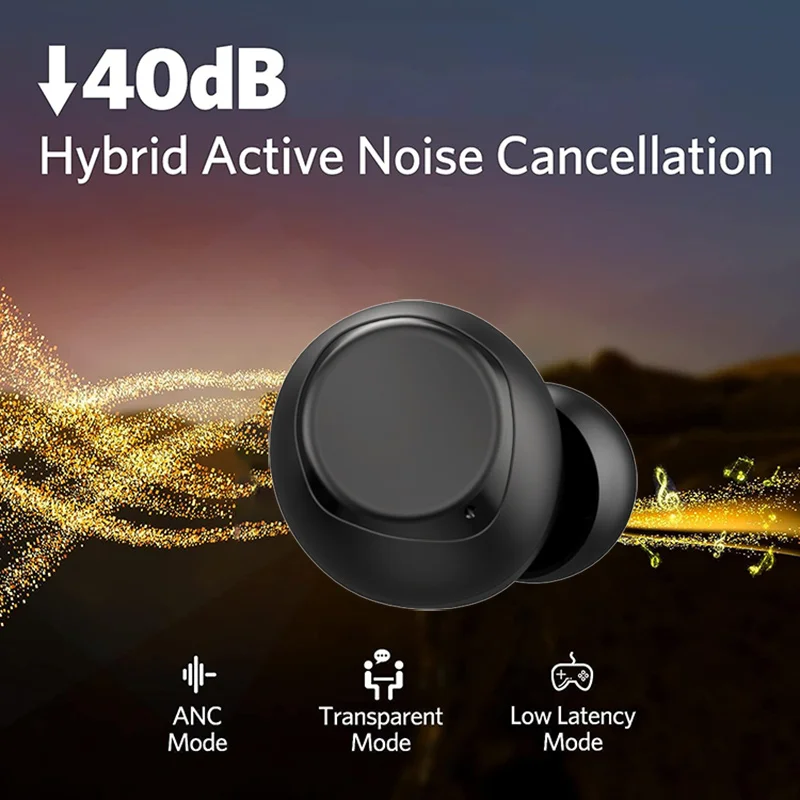 Customized Handsfree Mini 3Eq Anc Enc Earphone Wireless Hifi Sound Dual Device Smart Connection Waterproof Gaming Tws Earbuds