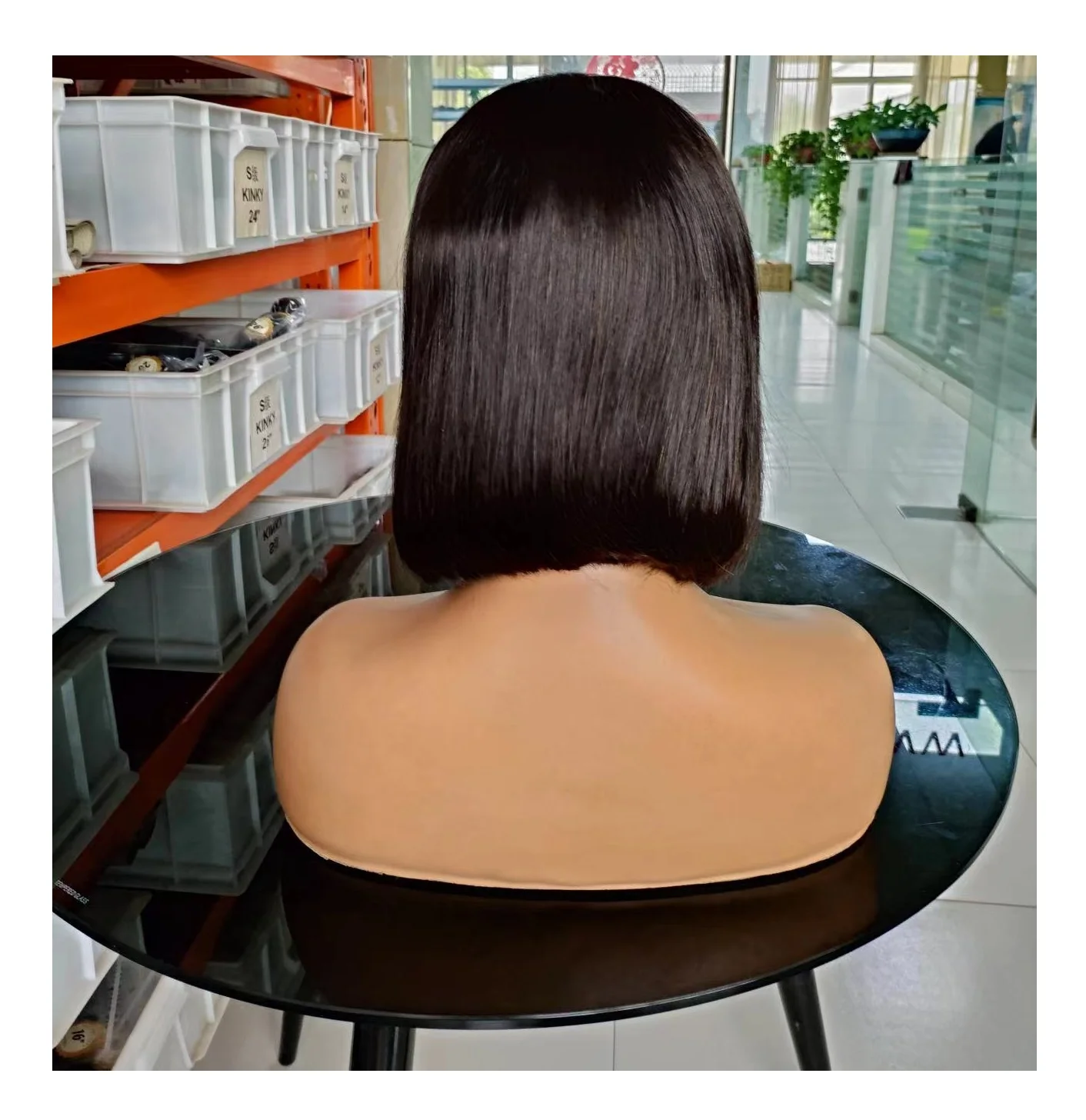 Wholesale Price Short Bob Human Hair Wigs, Mink Brazilian Lace Bob Wigs, Glueless Lace Front Closure Bob Wigs For Black Women