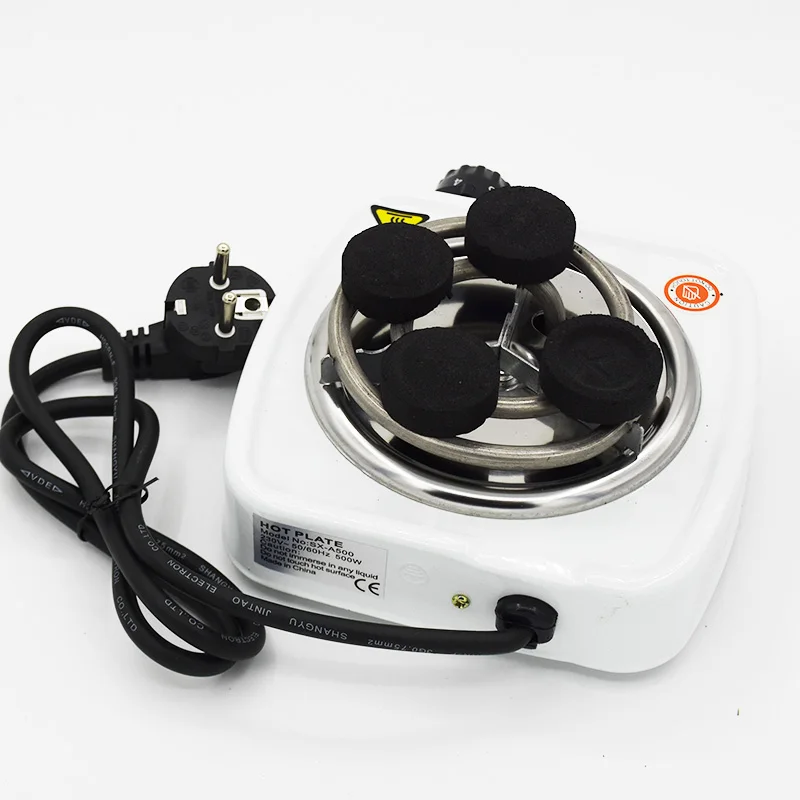 Hookah Charcoal Burner  Electric Stove Hot Plate Iron Burner Travel Portable Cooking Appliances Coffee Heater Chicha EU Plug