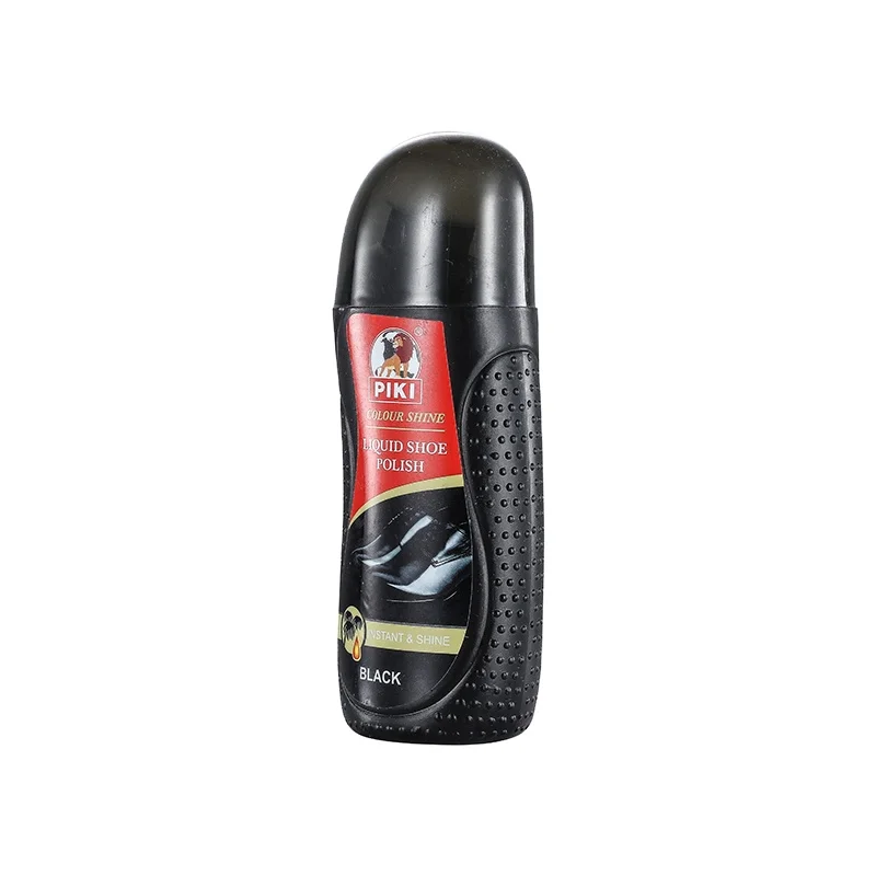 
Chinese manufacturer bottle for waterproof leather liquid shoe polish with sponge applicator 