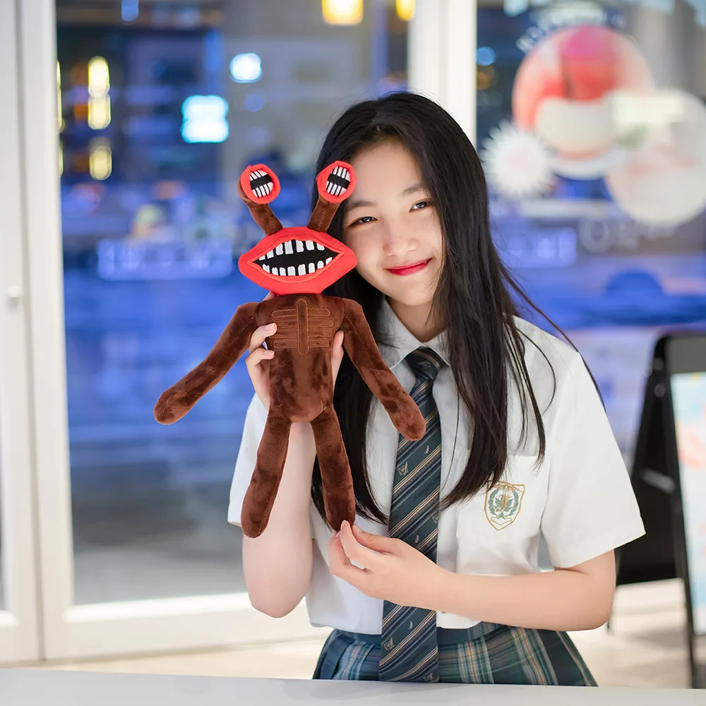Bendable Siren Head Plush Toys Office Decoration Standing Siren Head Stuffed Toy Desktop Ornaments Plushie Dolls Pillow Gift