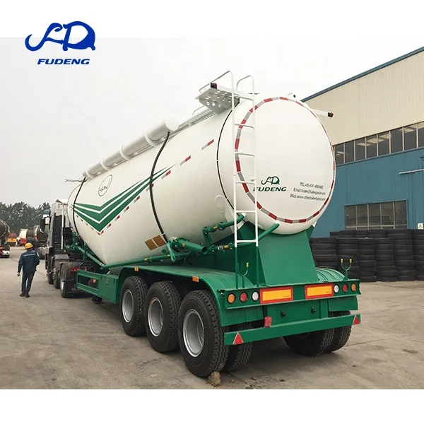 3 axles 40cbm cement bulker 60 ton v shape cement tanker bulk trailer for sale