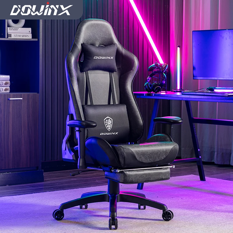 2022 Amamzon New Modern High Quality Leather Adjust PC Office Computer Racing Best Gaming Chair With Thick Seat and Gig Back
