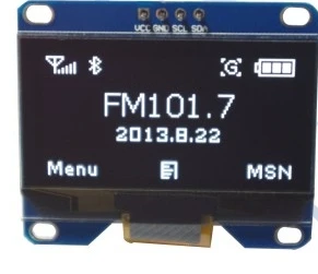 1.54 inch white oled module IIC i2c 128*64 for arduino