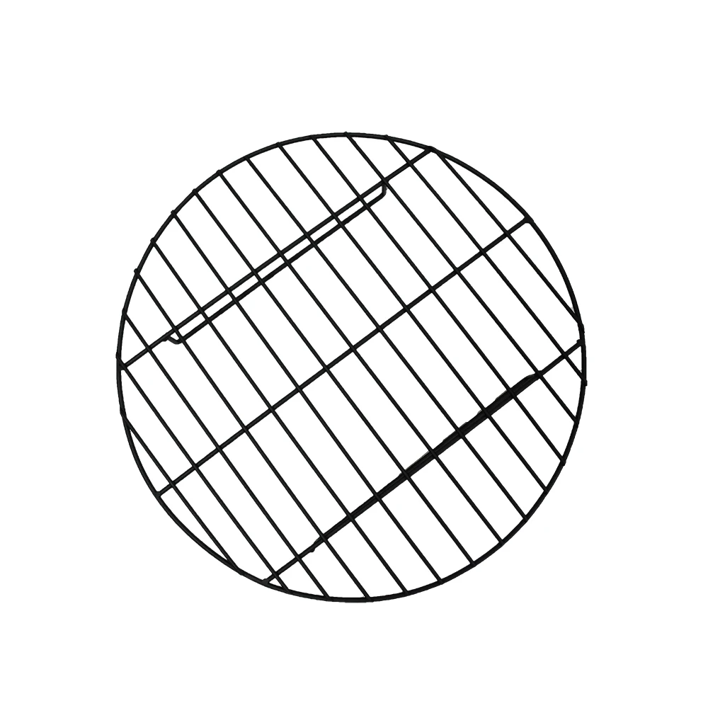 Black  Round Metal Outdoor FIre Pit with Removable Ash Pan for Better Ash Cleaning-up