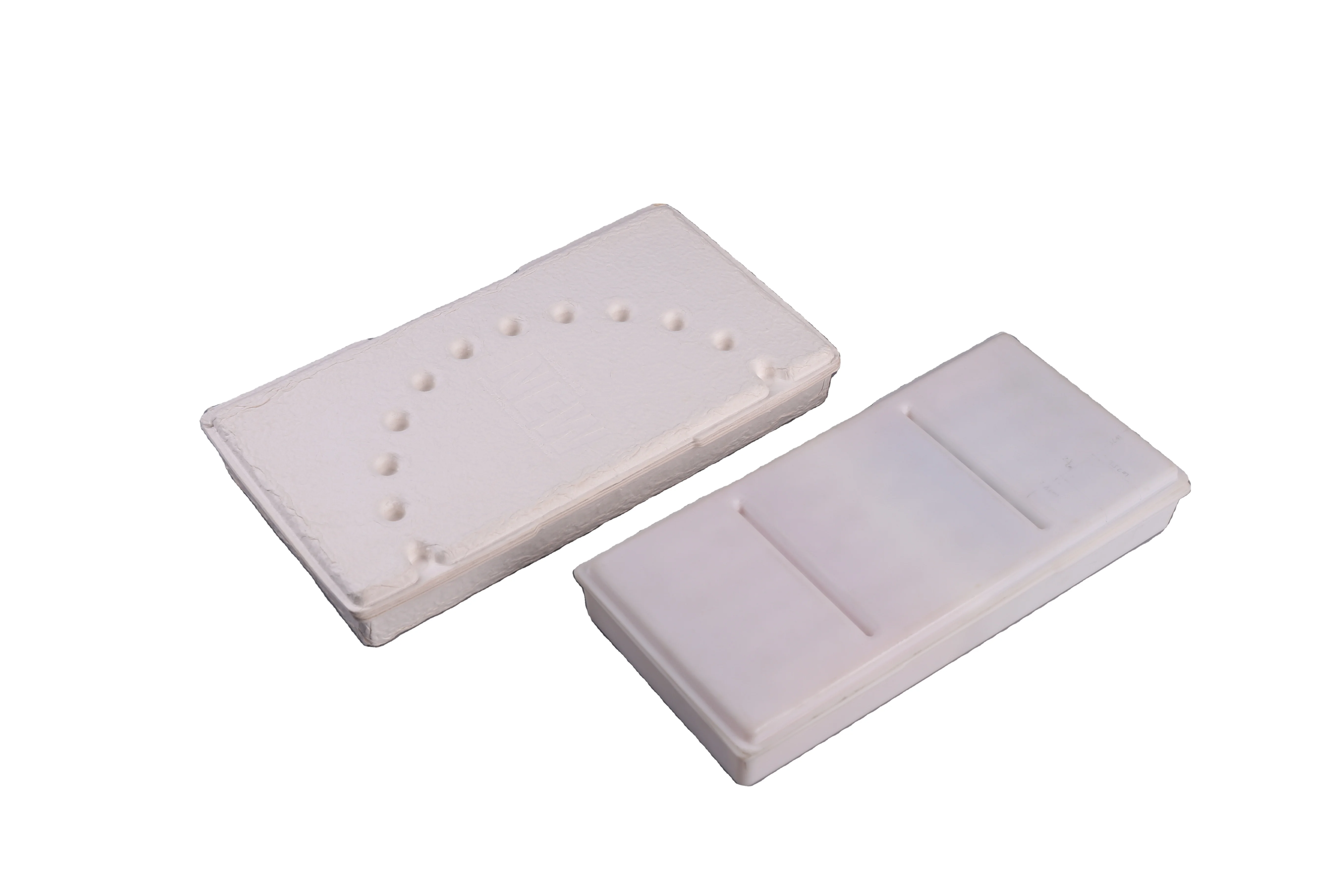 Custom Eco Friendly Molded Fiber Packaging Pulp Fiber Wholesale Paper Mache Boxes