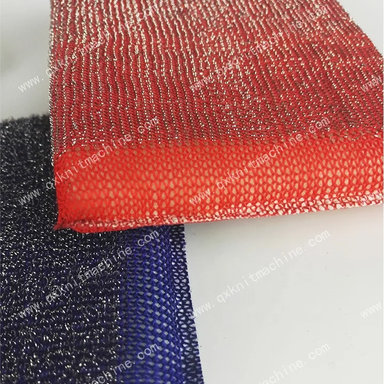Household special scouring pad knitting machine