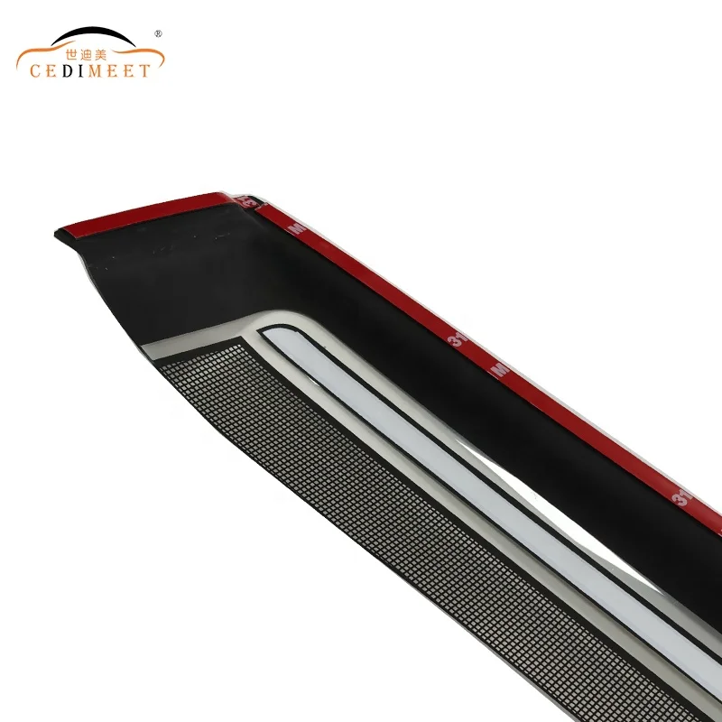 Smoke Car Exterior Vent Shield Acrylic Window Deflector Door Visor Shield Sun Rain Visor Use For Hilux Vigo 2005-2011