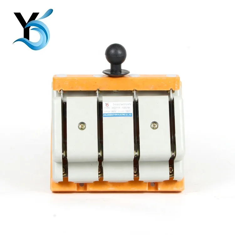 
HD11F 100-48 series protecting opening type knife switch Power protector Error-proof knife switch 