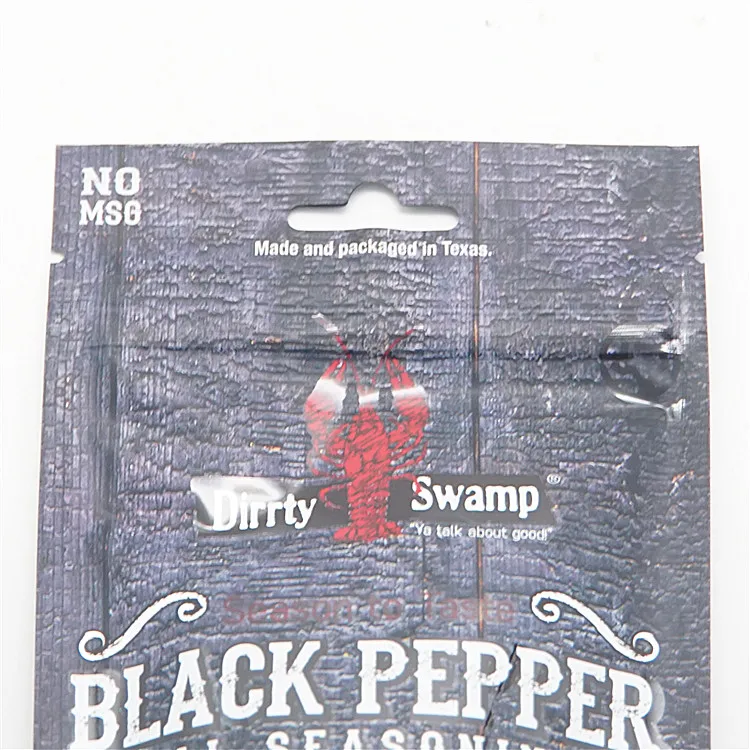 Custom Printing Food Grade Spice Bag Food Spice Stand Up Pouch Spice Plastic Flexible Packaging Bag