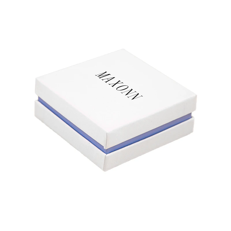 
Wholesale printed custom cardboard small earring ring gift box jewelry boxes packaging with logo 
