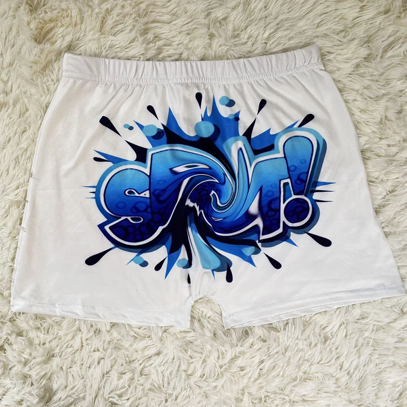 Wholesale Cheapest  Plus Size Boxer Shorts Women Gym Shorts  Para Mujer  Candy Sets Snickers Summer Shorts