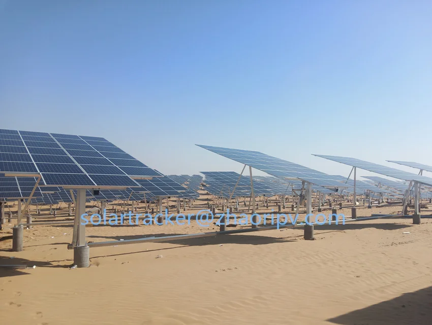 China Wholesale 8kW 9kW ZRT Tilted Single Axis Solar Tracking System