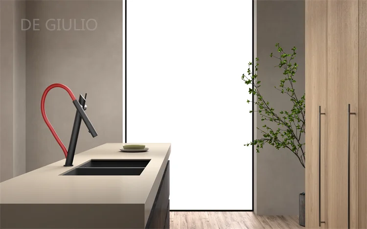 New Design Dual function sprayer pull out kitchen faucet gun metal hot cold mixer kitchen faucet