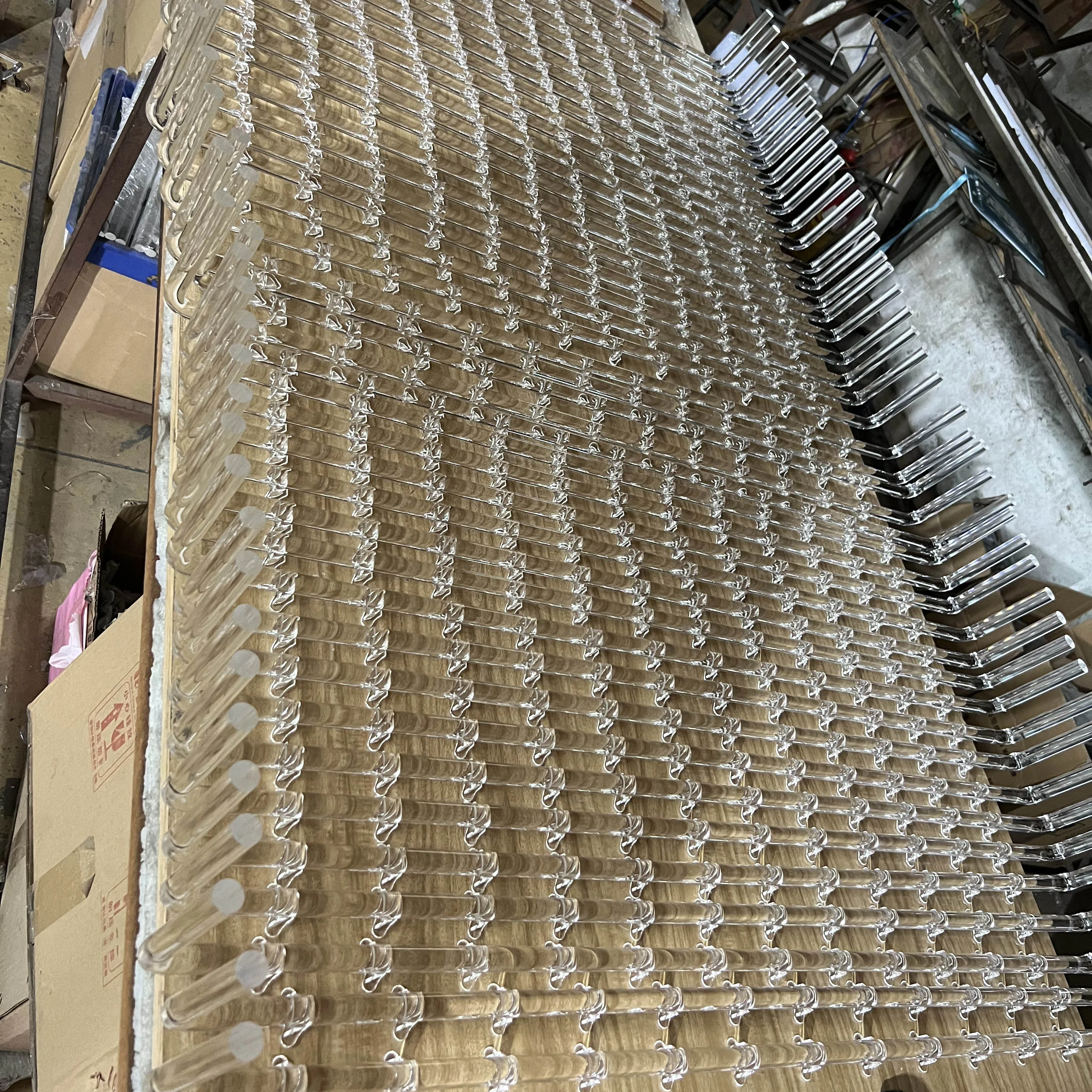 wall mounted acrylic sunglasses display rods