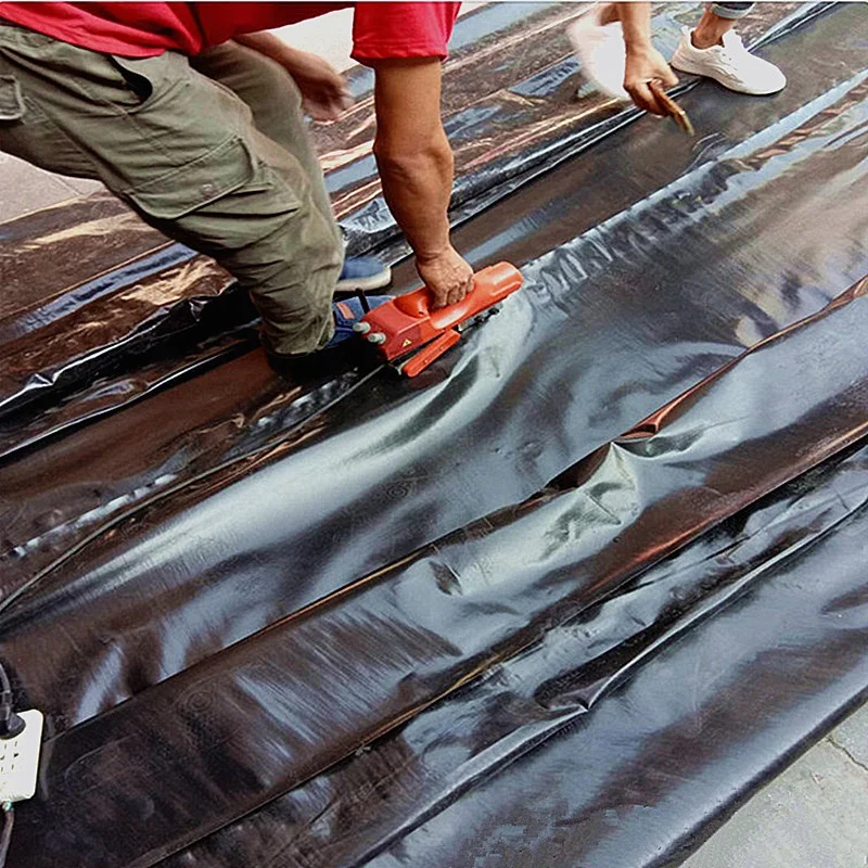 1mm 1.2mm 1.5mm 2mm Thickness Self adhesive epdm rubber sheet with fabric backing for Roofing