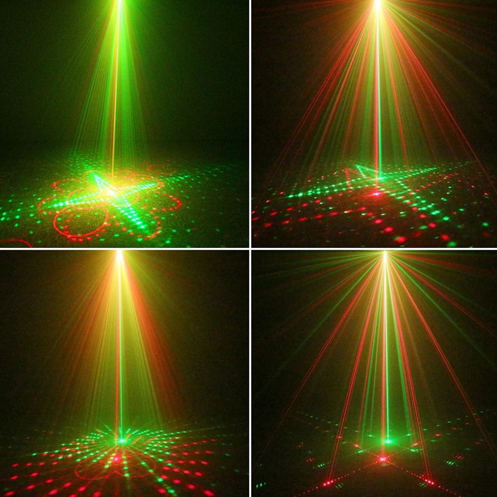 Christmas Outdoor Garden party disco stage lighting mini projector show laser light