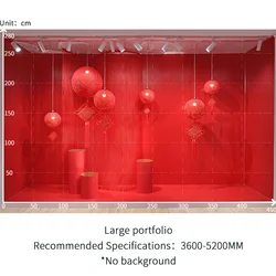 Дизайн дисплея O & M, лампа-фонарь, оконные дисплеи, товары для украшения окон магазина