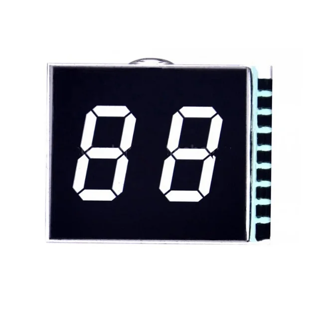 7 Segment Liquid Crystal Display Screen Custom Monochrome Lcd Module