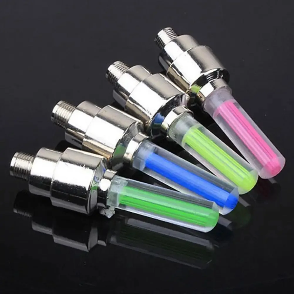 Bike Wheel Lamp LED Wheel Light Super Bright Decorative Cycling Bicycle Tire Valve Lamp Tire Air Valve Wheel Spoke Light