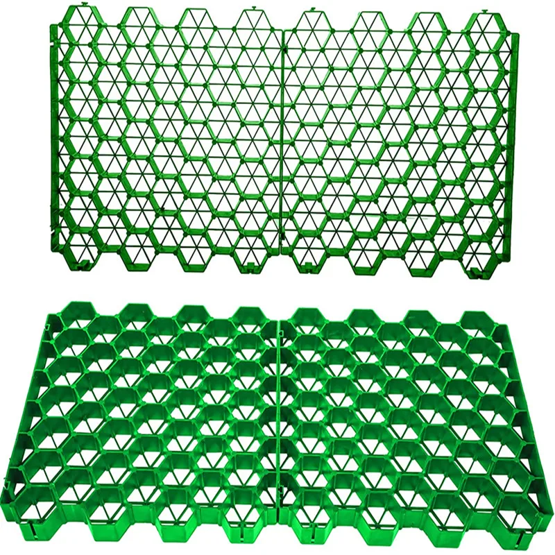 High quality plastic gravel grid driveway mat for grass planting paving Grids Grass grid pavers
