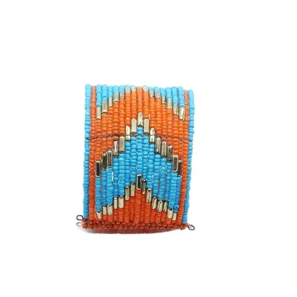 Bohemian Vintage Opening Cuff Charm Seed Bead Bracelet Wholesale for women Fashion Accessories from India.