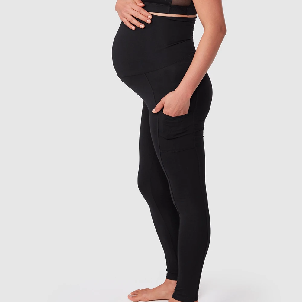 New Product Plus Size Clothing High Waist Pregnancy Leggings Fitness Pants Maternity Yoga Pants