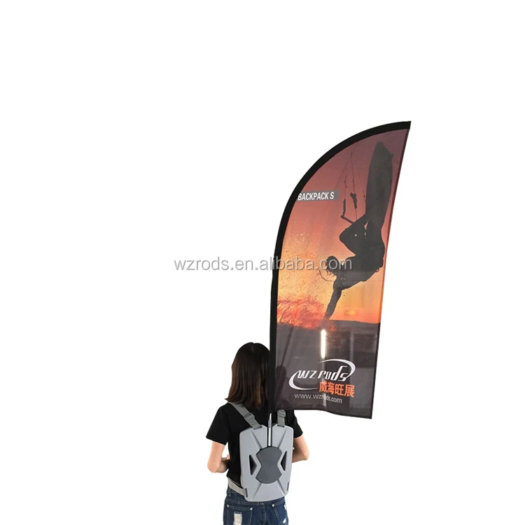 2020 новый продукт Wzrods Пользовательские Рюкзак Пляжный флаг mochila bandera billboard