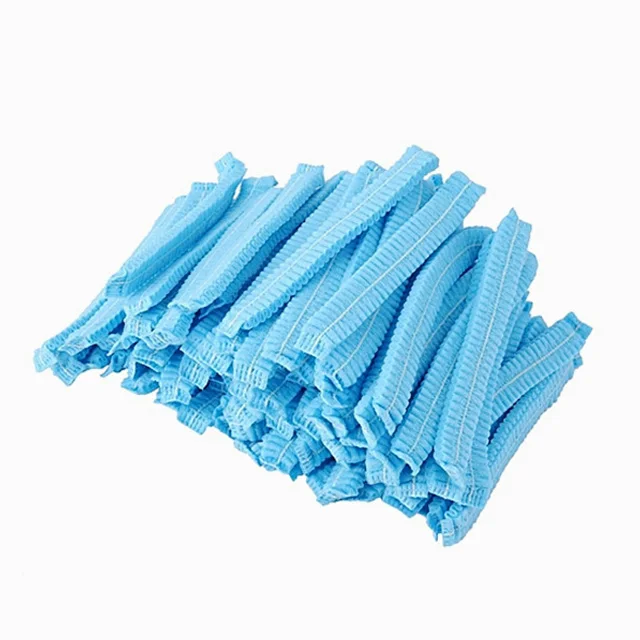 Surgical strip clip caps Medical Hair cover nonwoven disposable hair net cap