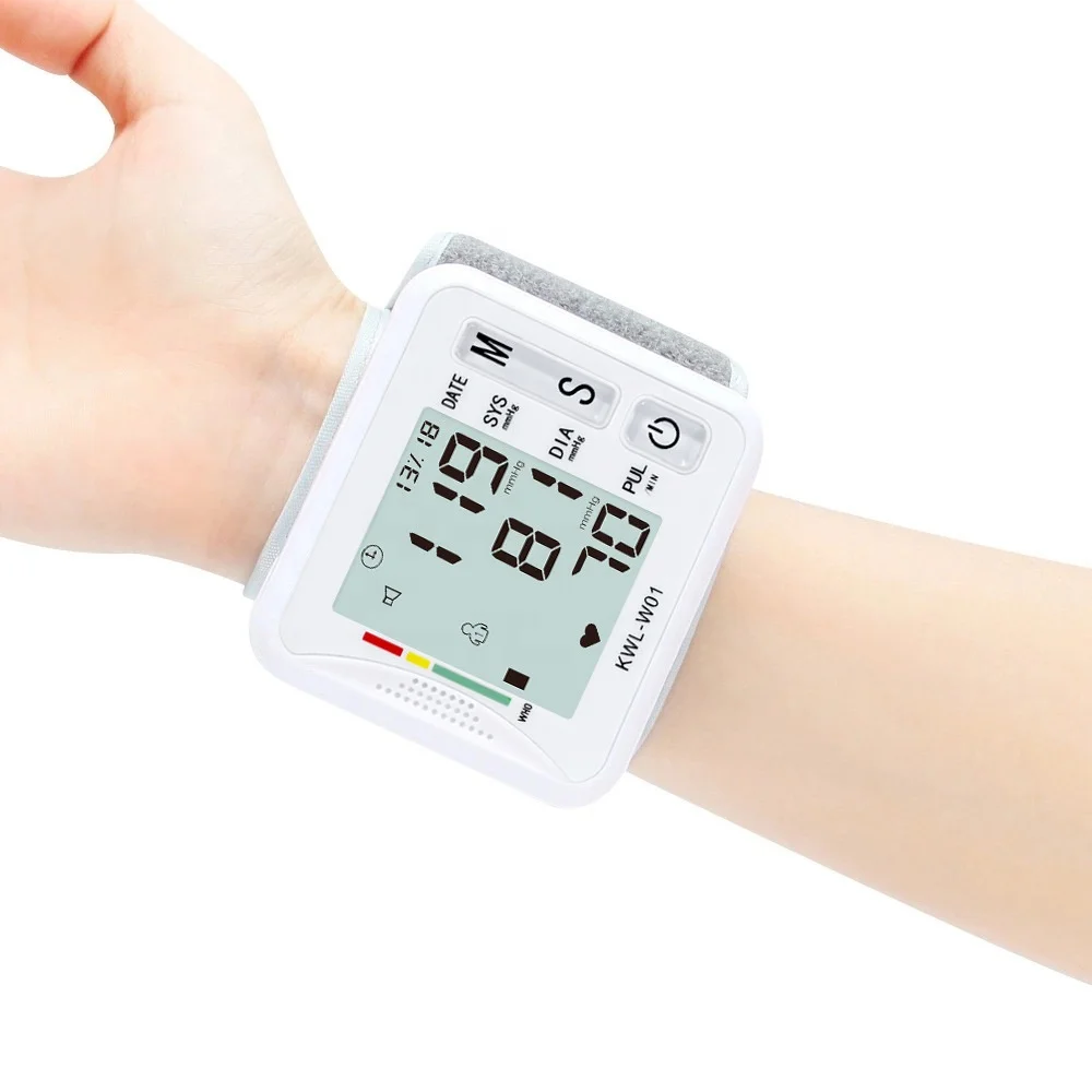 Wholesale Smart Digital Electronic Blood Pressure Monitor Wrist Ambulatory Sphygmomanometer