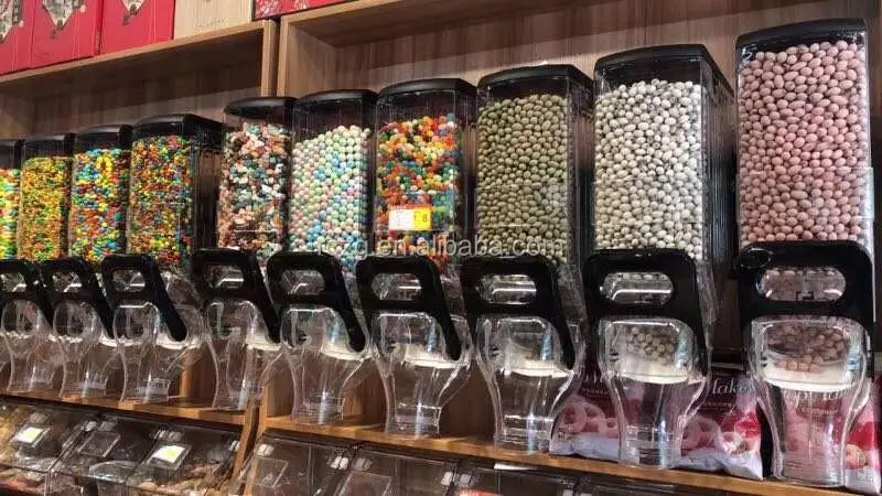 
Food Grade Gravity Bulk Food Dispenser For Dry Bulk Food Retail 