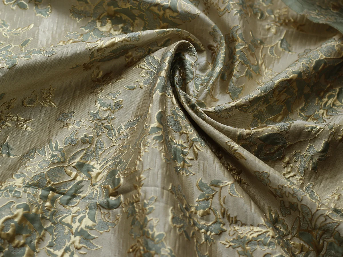 Jacquard Fabric Sewing Materials for Dresses Fresh and Breathable Fabric by the Meter High Quality Fabric for DIY Dress Women