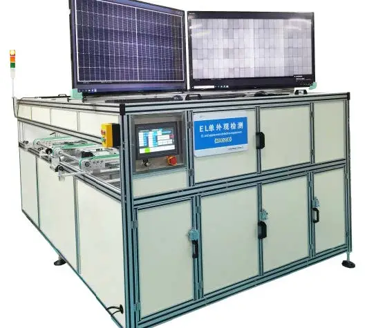 Automatic Solar El And VI tester Machine With Camera Visual Function For solar Panel Production Line