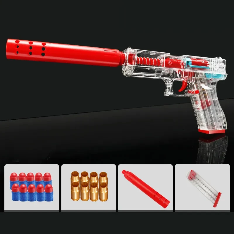 Toy Gun 1911 Shell Ejecting Soft Bullet Toy Gun For Adults Kids Foam Darts Blasters Small Pistol Outdoor Play Toys
