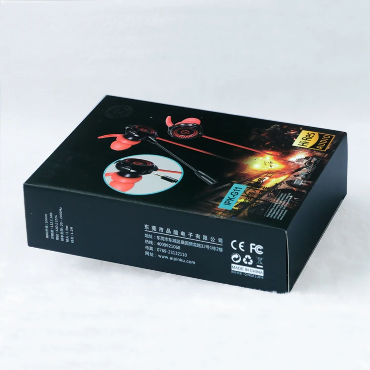 Packing Boxes PVC Window of Mobile phone data cable or earphone
