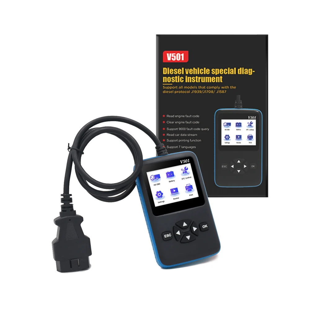 Factory Direct Price Obd Scanner Car Repair Assitant Obd2 Diagnostic Tool Model V501
