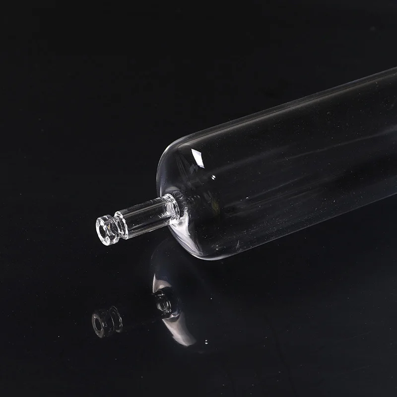 Fused quartz glass products with bullae shell at one end closed quartz glass tube laboratory instruments