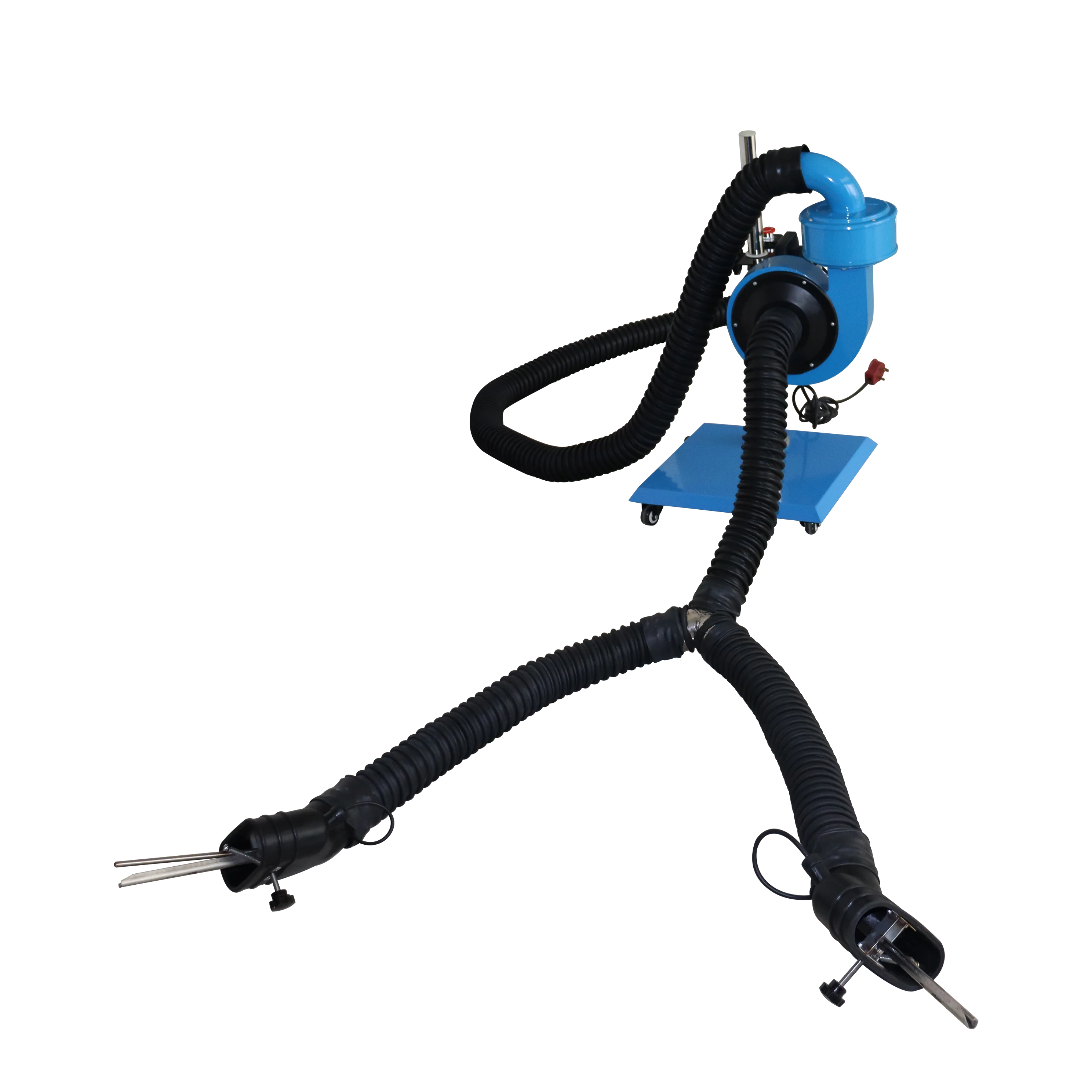 JES Portable Vehicle Exhaust Extraction System with Two Tailpipes Vehicle Equipment