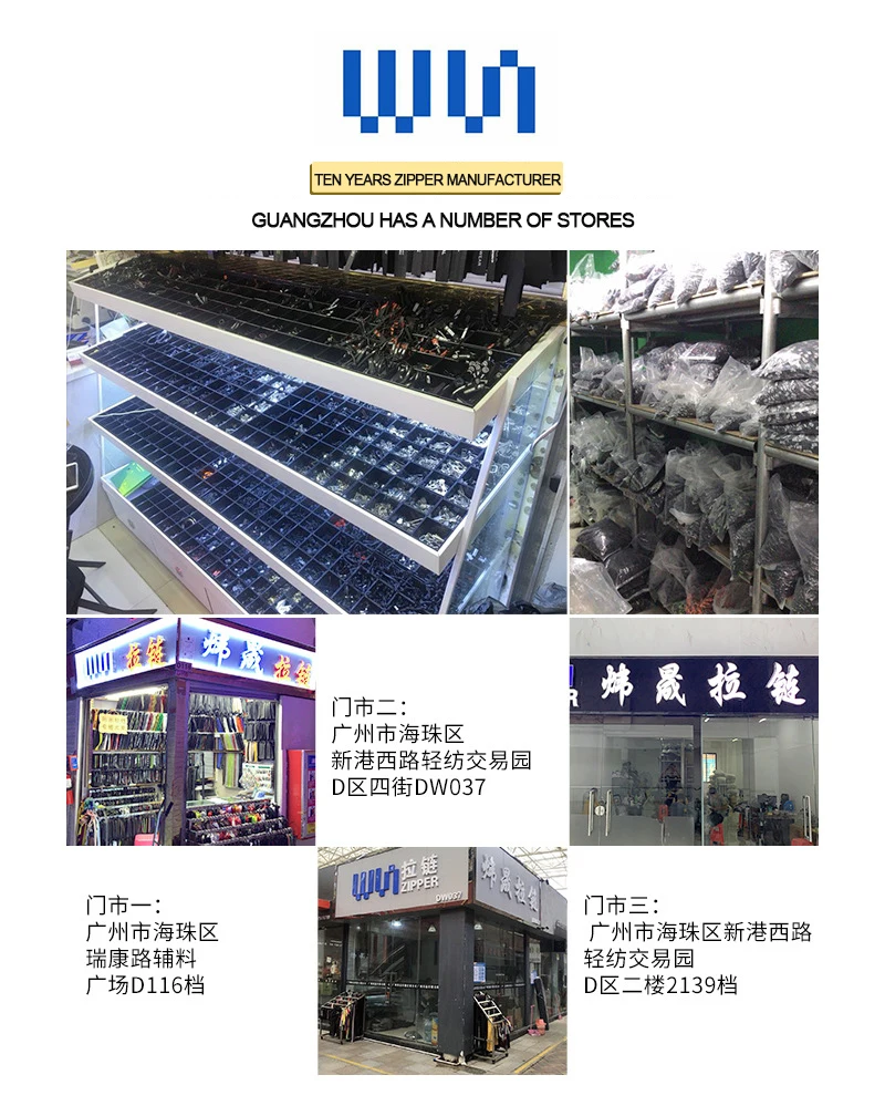 Custom Multiple Uses High Quality Waterproof Plastic Zipper #3 #4 #5 #8 #10 Nylon Waterproof Zipper For Sale