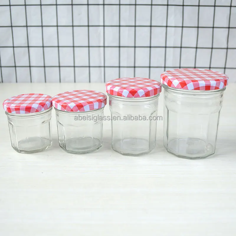 Wholesale 100ml 200ml 250ml 300ml 350ml 500ml 650ml Caviar Honey Jar Clear Glass Jam Pickles Bottle Empty Wide Mouth Mason Jar