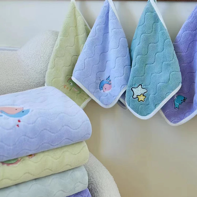New Arrival Pattern Salon Pure Spa Towels Personal Organic Microfiber Towel Bath Towel Sets With Customized Logo