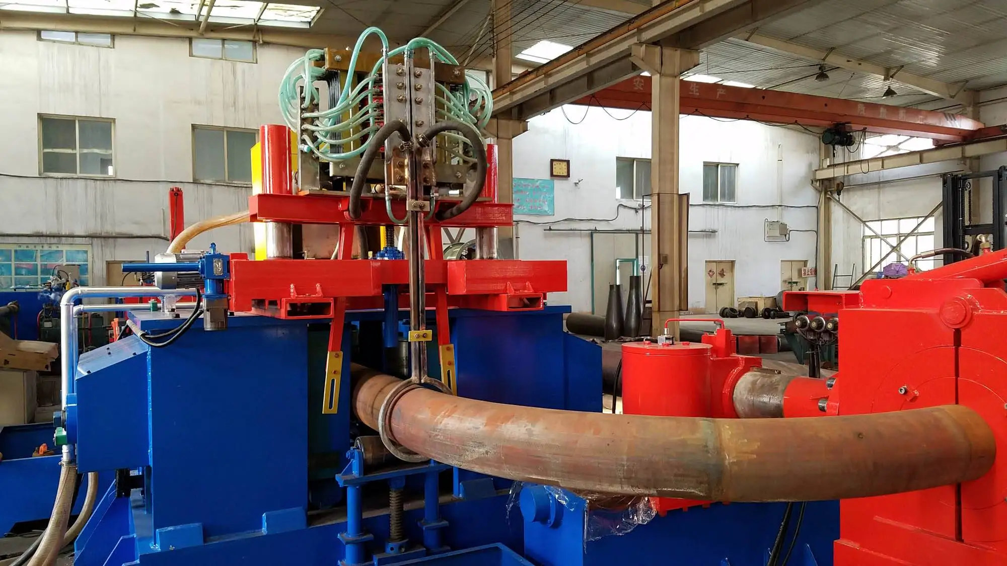 
Large Diameter Tube Induction heat pipe bending machine Factory 