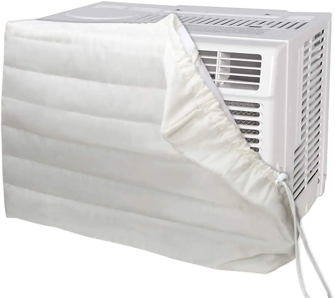 White Window Unit Cover Indoor Window AC Air Conditioner Cover