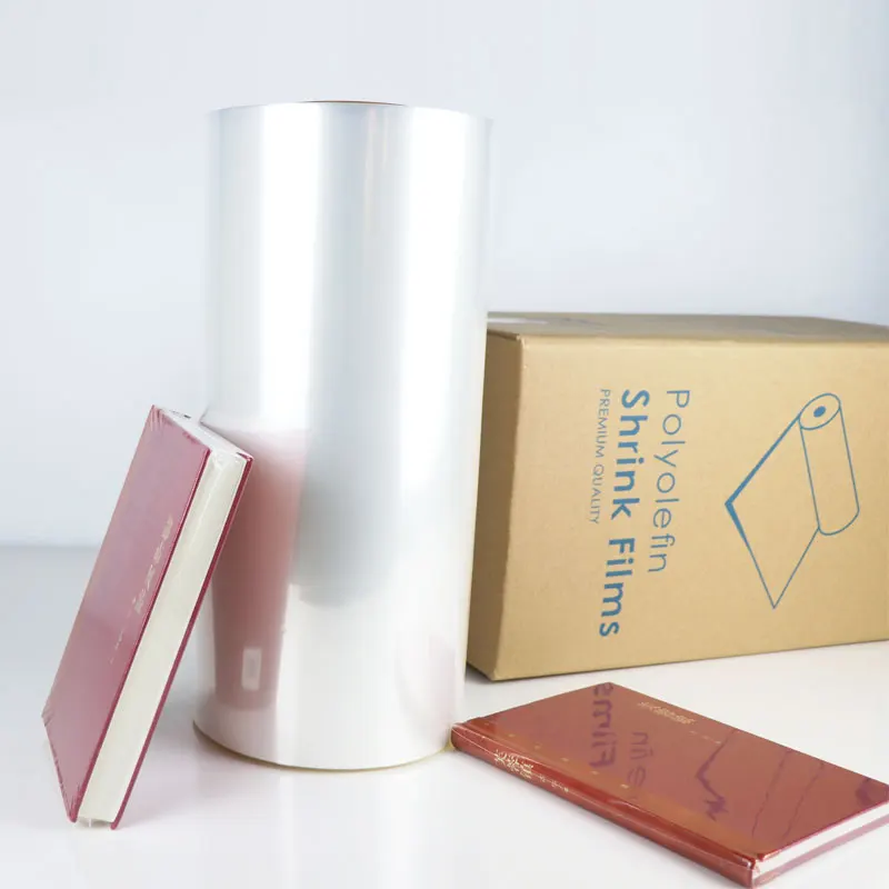 15 MM POF heat shrink stretch film high speed shrink wrap plastic cluster or individual packaging for egg book box