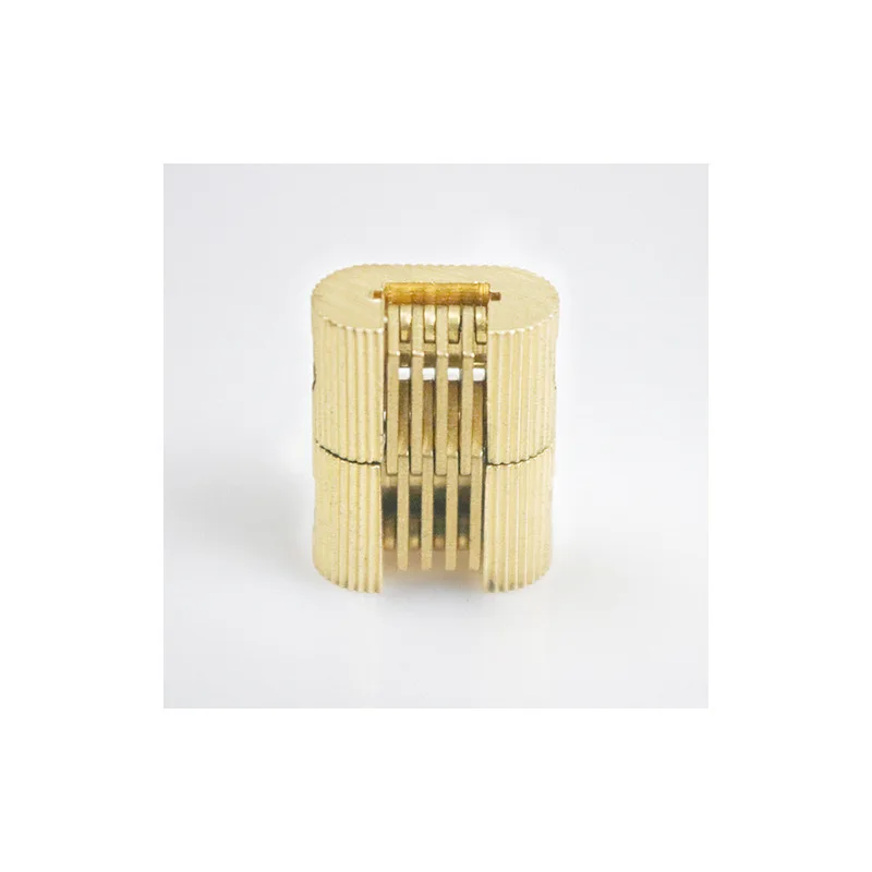 One character concealed hinge gift box door & window copper cylinder concealed hinge water bucket  pure copper concealed hinge